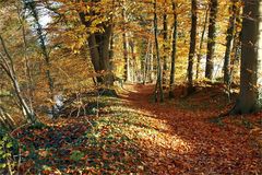 Malerischer herbstlicher Huntepadd