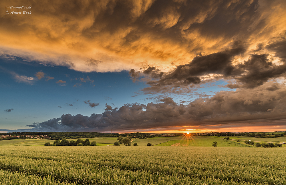 malerischer Sonnenuntergang