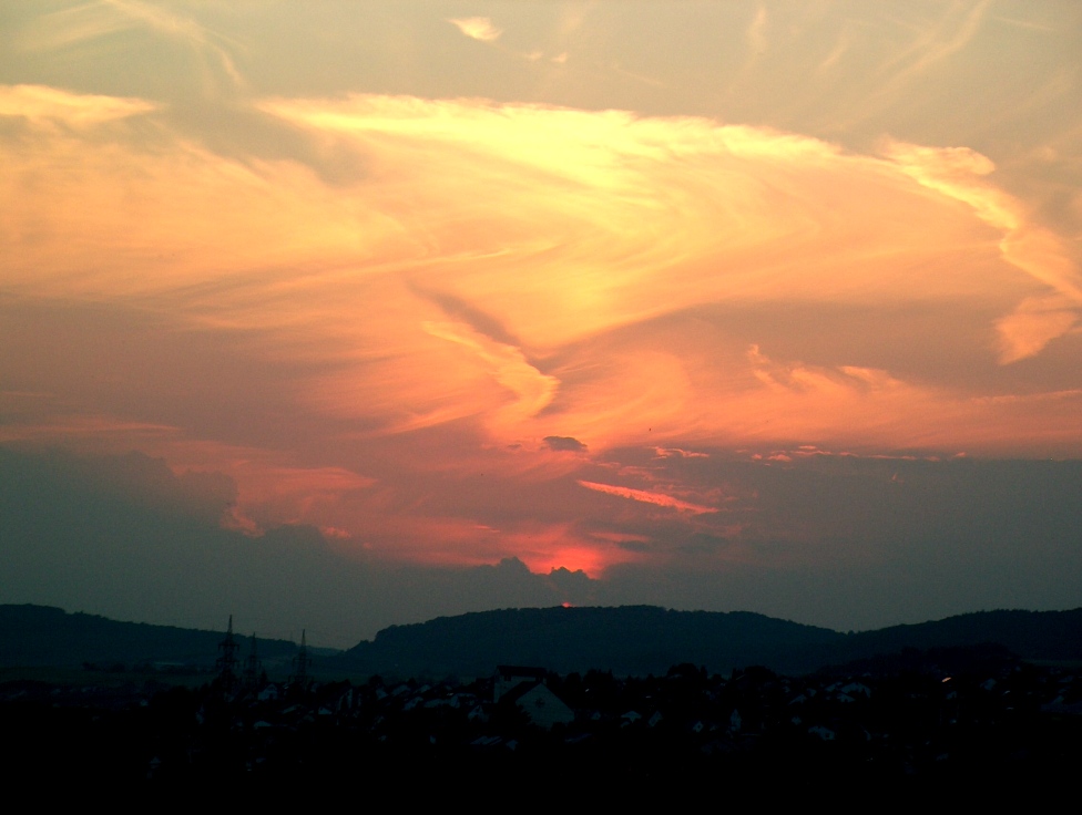 malerischer Sonnenuntergang