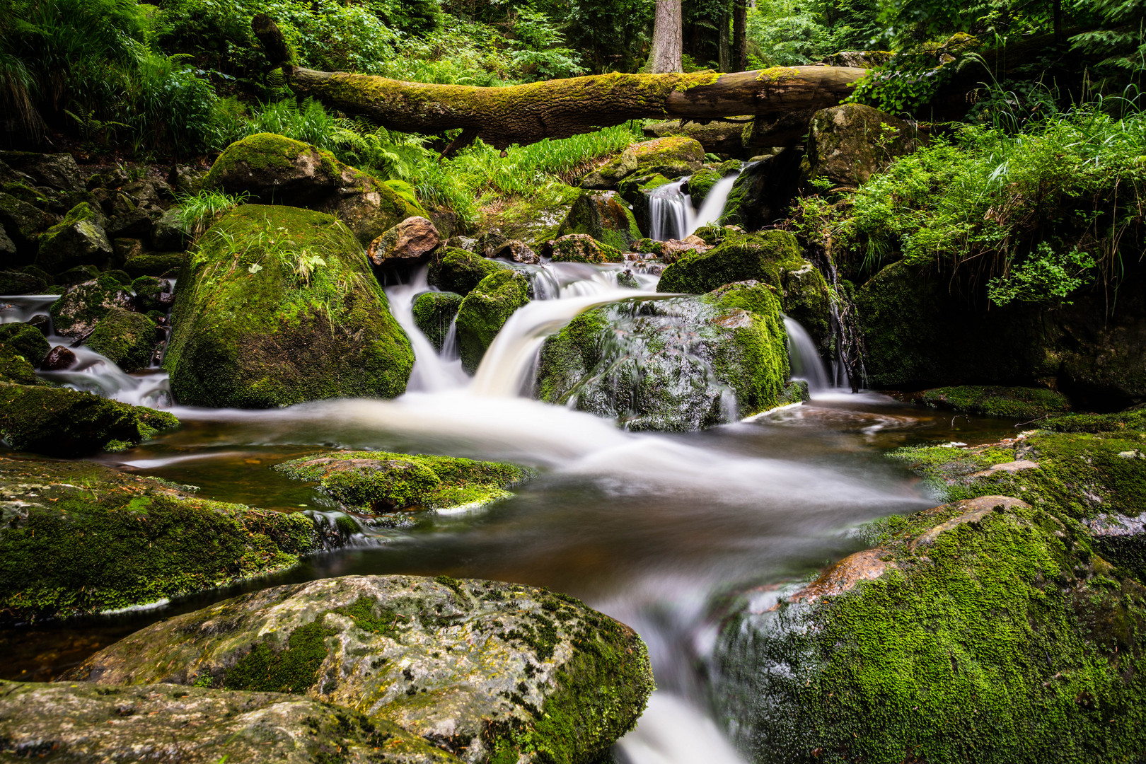 Malerischer Wasserfall im Ilsetal