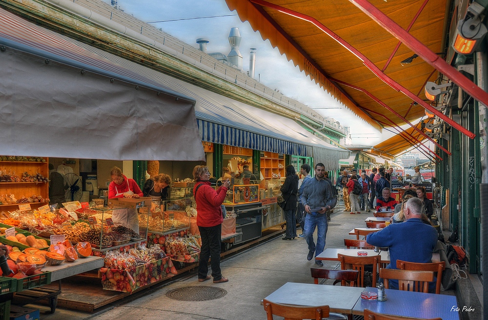 malerischer Wiener Naschmarkt