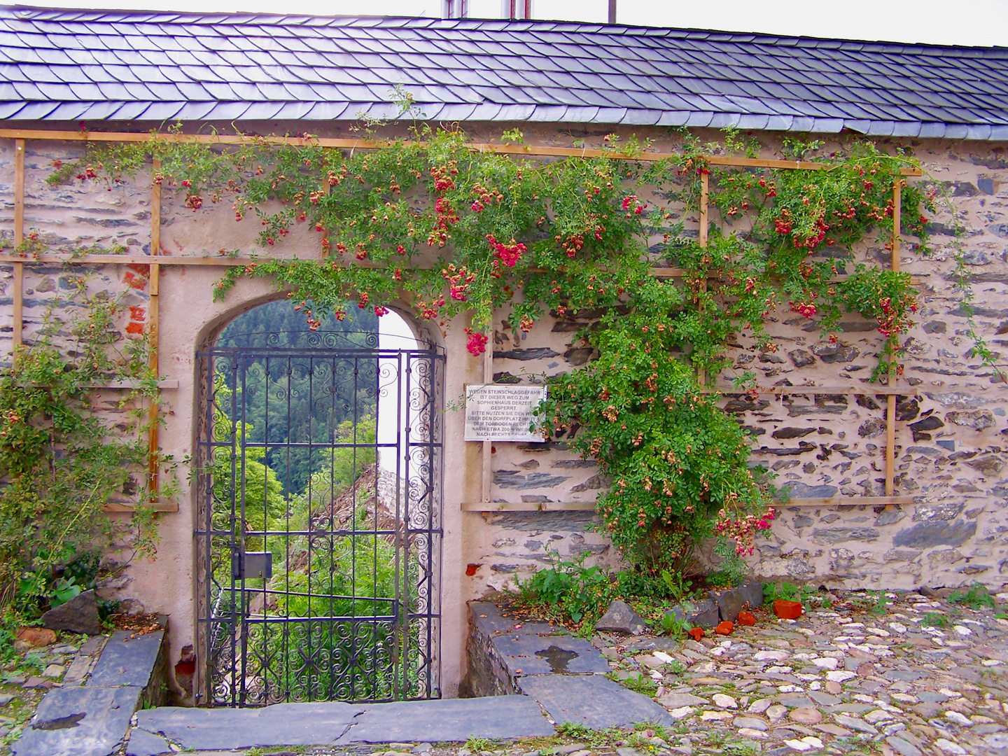 Malerischer Winkel "Schloss Burgk"