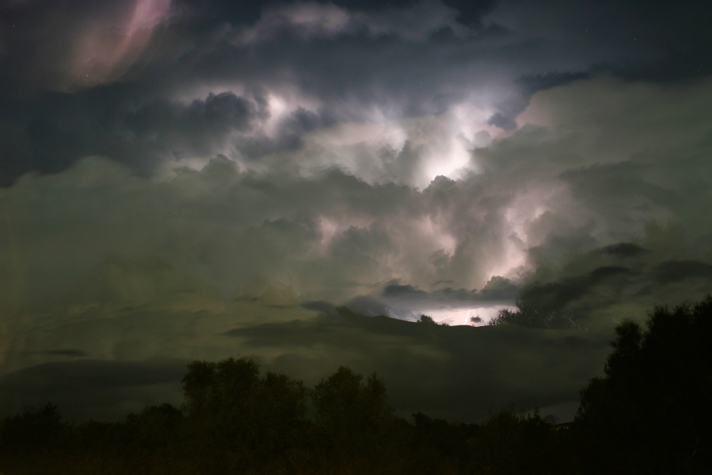 malerisches Gewitter