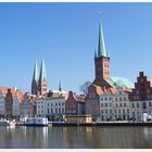 malerisches Lübeck an der Obertrave