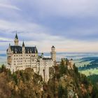 Malerisches Schloss Neuschwanstein im Herbstgewand