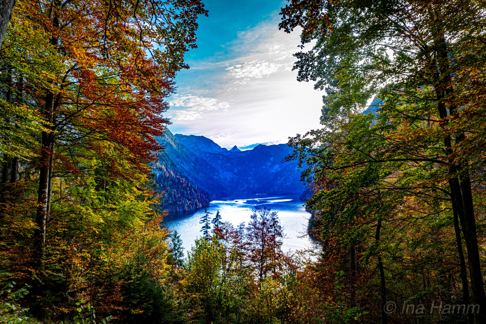 Malerwinkel mit Blick auf den Königssee