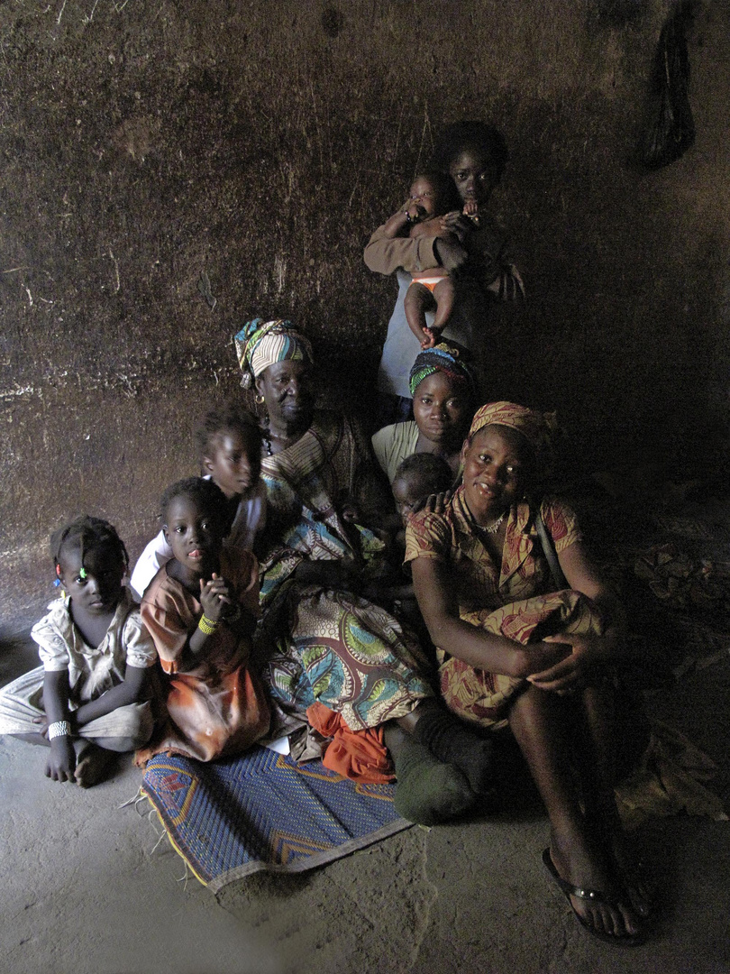 Mali feb 2011 Famiglia a Djicoroni