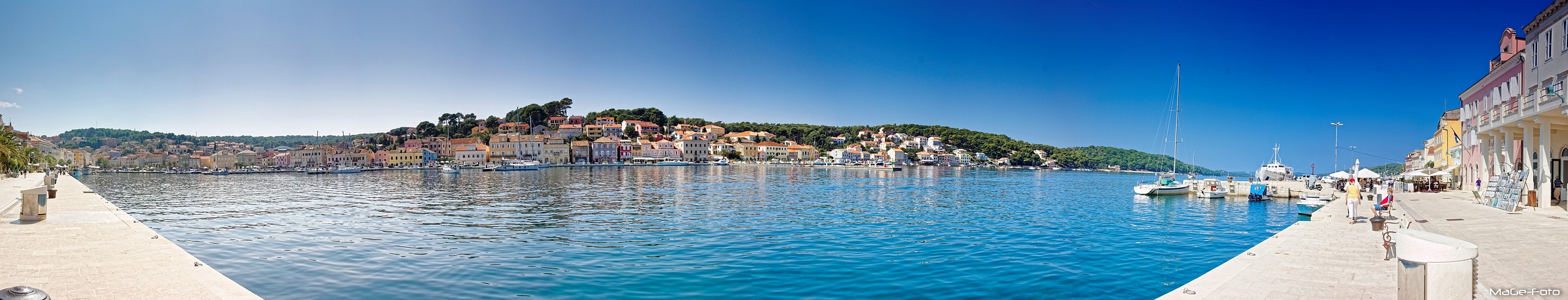 Mali Lošinj - Hafenpanorama