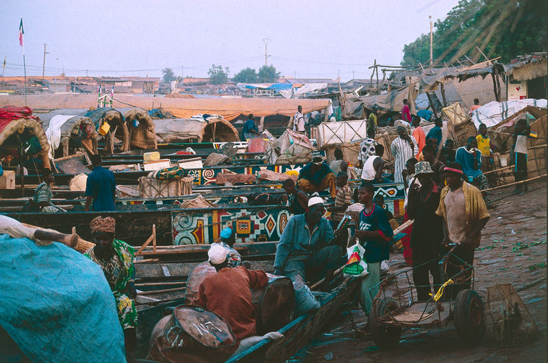 MALI Mopti am Hafen