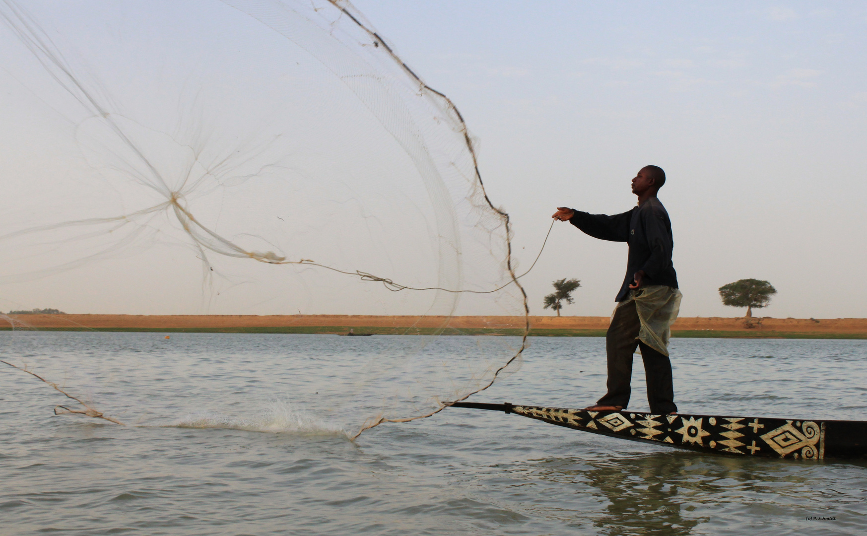 Mali Pêcheur sur le Niger