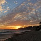 Malibu Beach Sonnenuntergang 