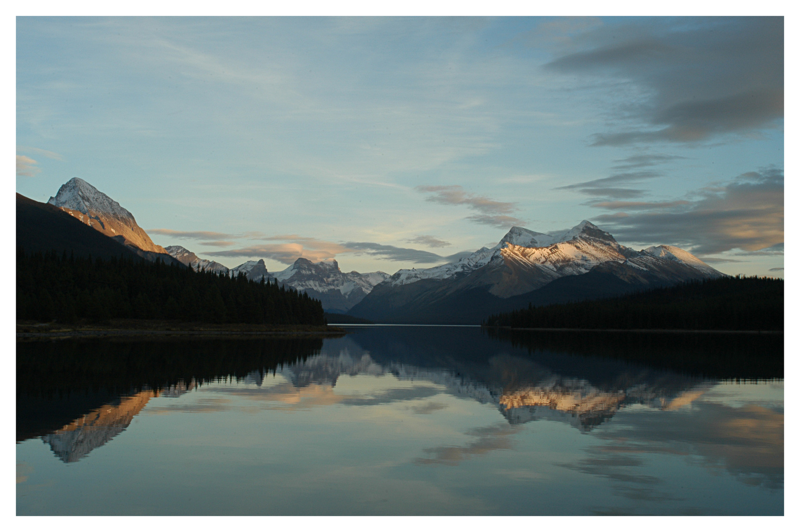 Maligne Lake.