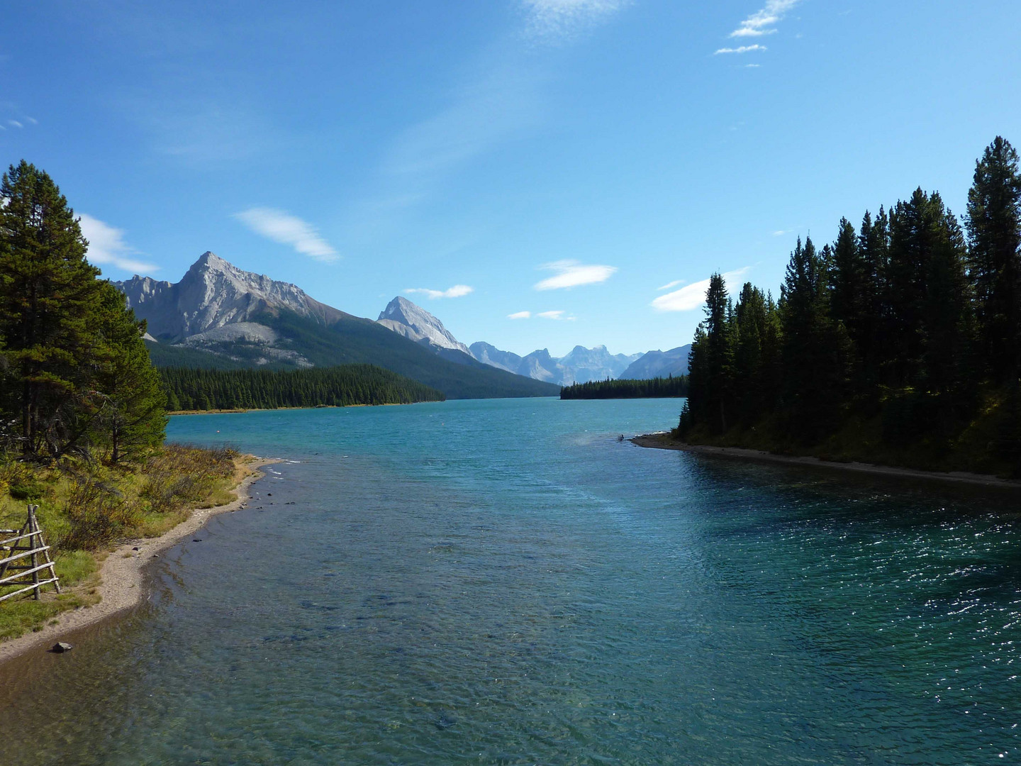 Maligne Lake. Und es sollte noch schöner kommen.