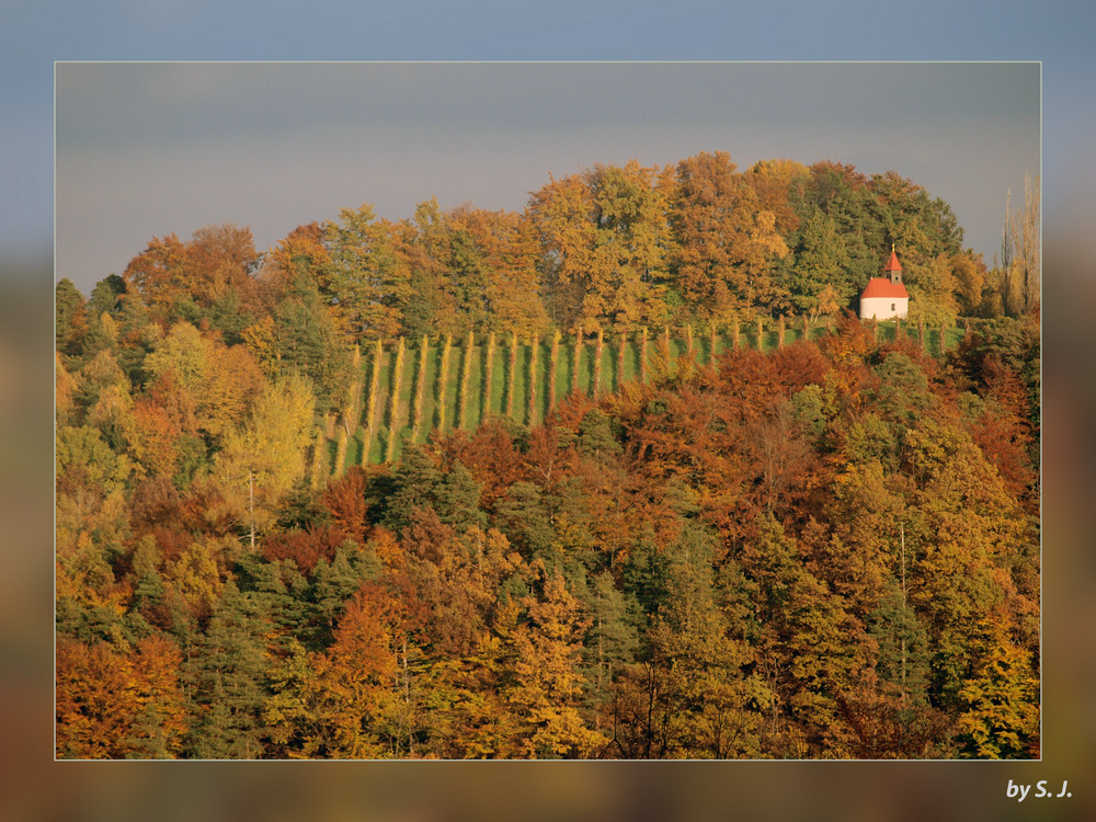 Malkasten im Herbst