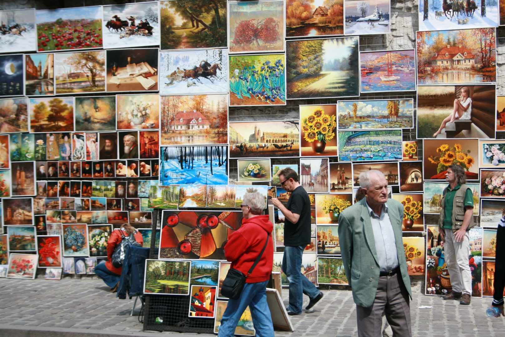 Malkunst in Krakau (Kraków)...