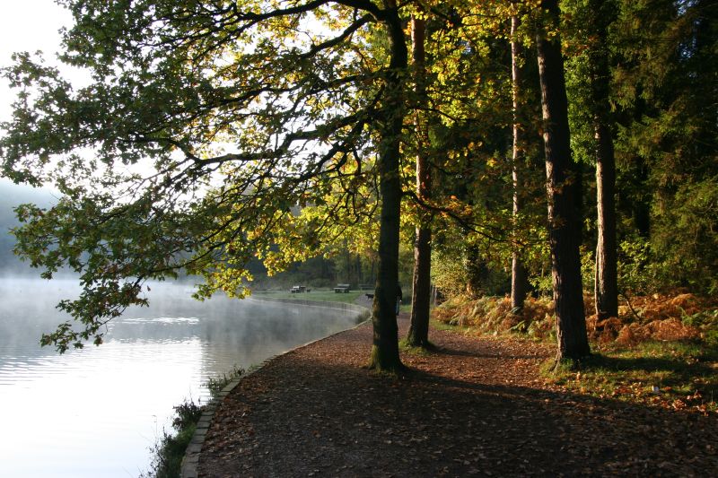 Mallards Pike Lake early Autumn Morning