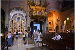 Mallorca 2012, Palma, dentro de una iglesia