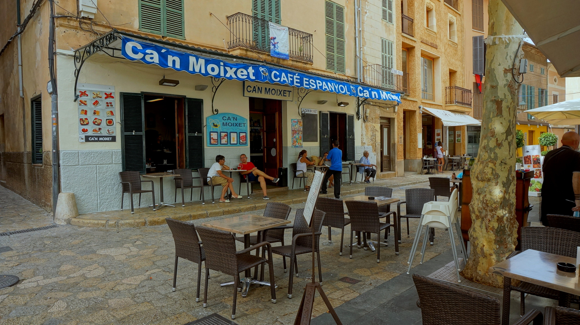 Mallorca 2015, Pollenca, Café español