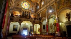 Mallorca 2015, Pollenca, Iglesia Parroquial Madre de Dios de los Ángeles, interior, 2