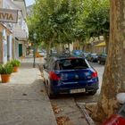 Mallorca 2015, Straße in Pollenca (calle en Pollenca)