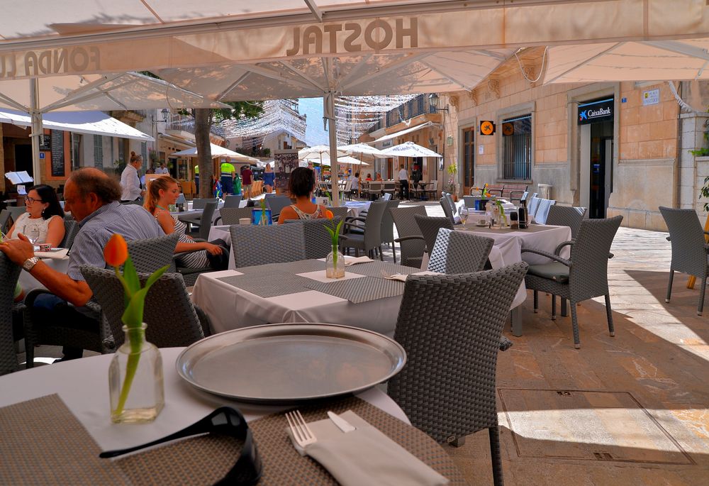 Mallorca 2018, Cafe in Alcúdia (Cafetería en Alcúdia)