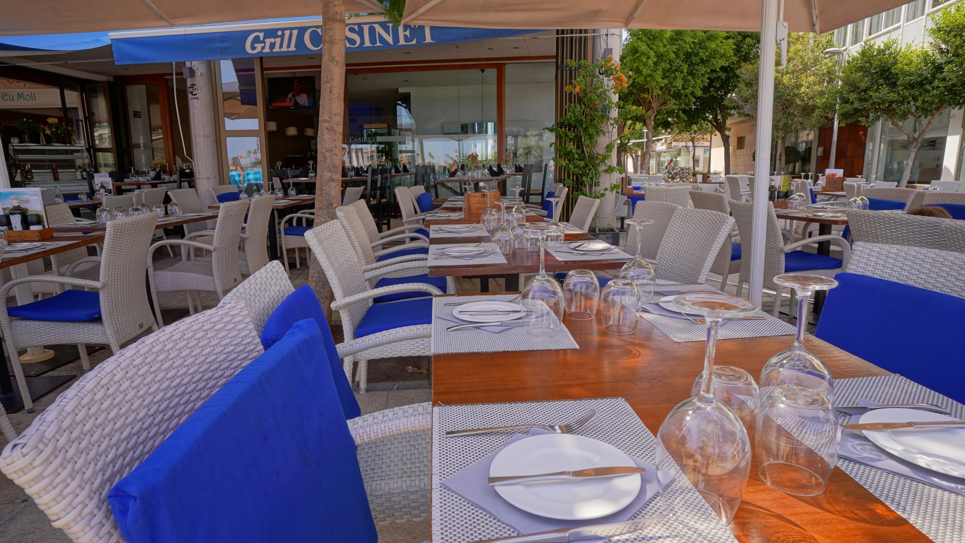 Mallorca 2019, Puerto Pollenca, GrillRestaurant Foto & Bild