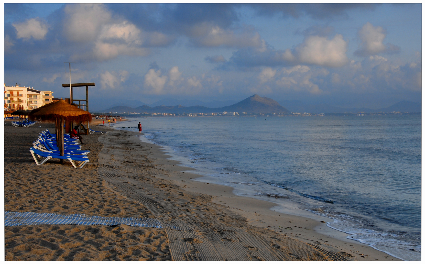 Mallorca, al amanecer en la Playa de Muro (bei Tagesanbruch an der Playa de Muro)