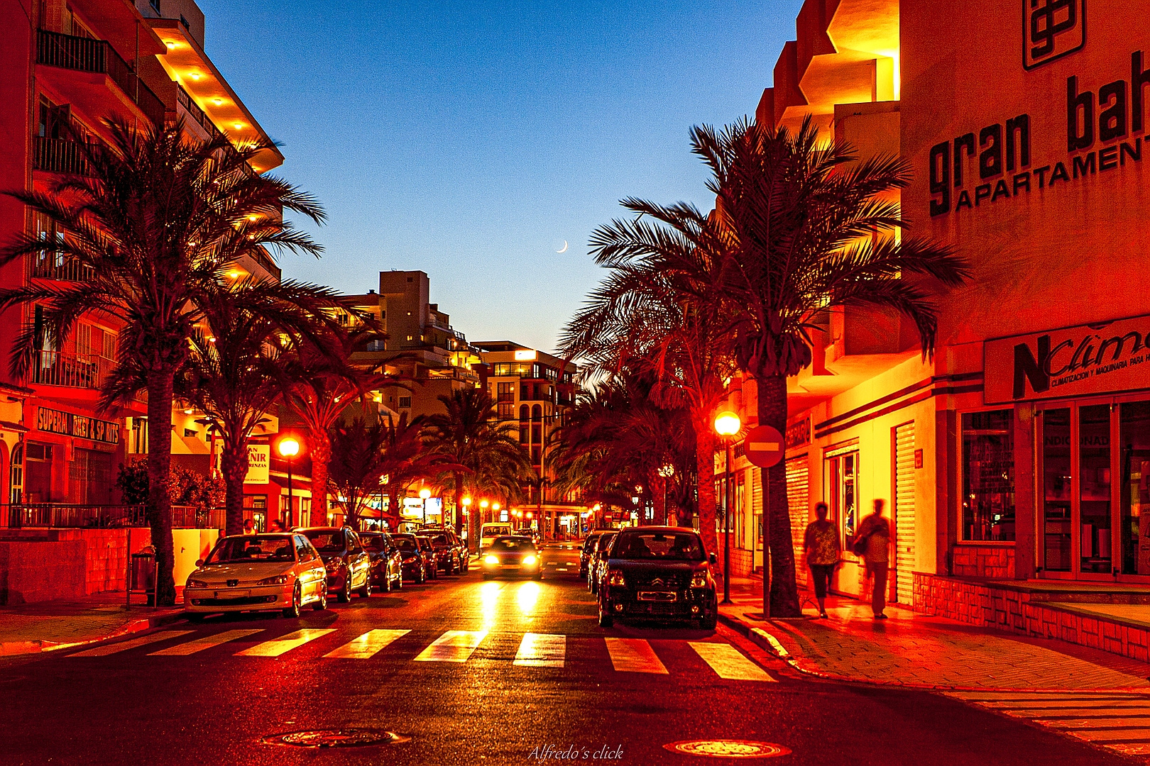 Mallorca-Alcudia zur Blauen Stunde