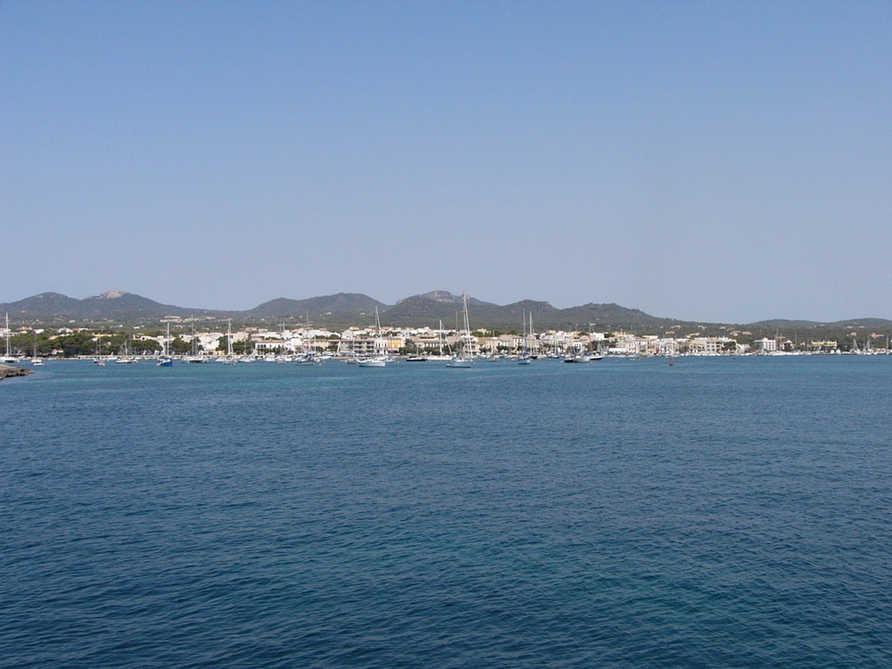 Mallorca-Der Hafen von Porto Colom