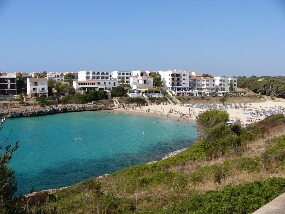 Mallorca-Die Bucht Cala Marsal in Porto Colom