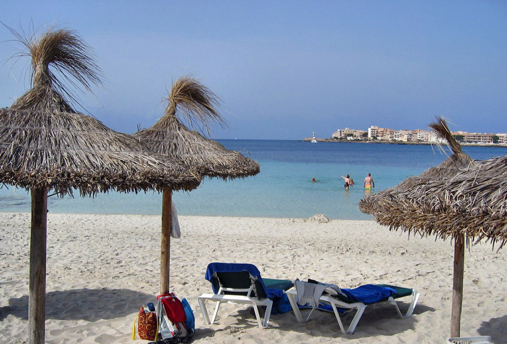 Mallorca, Entspannung am Strand bei San Jordi