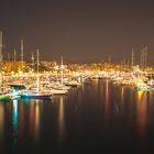 Mallorca - Hafen bei Nacht