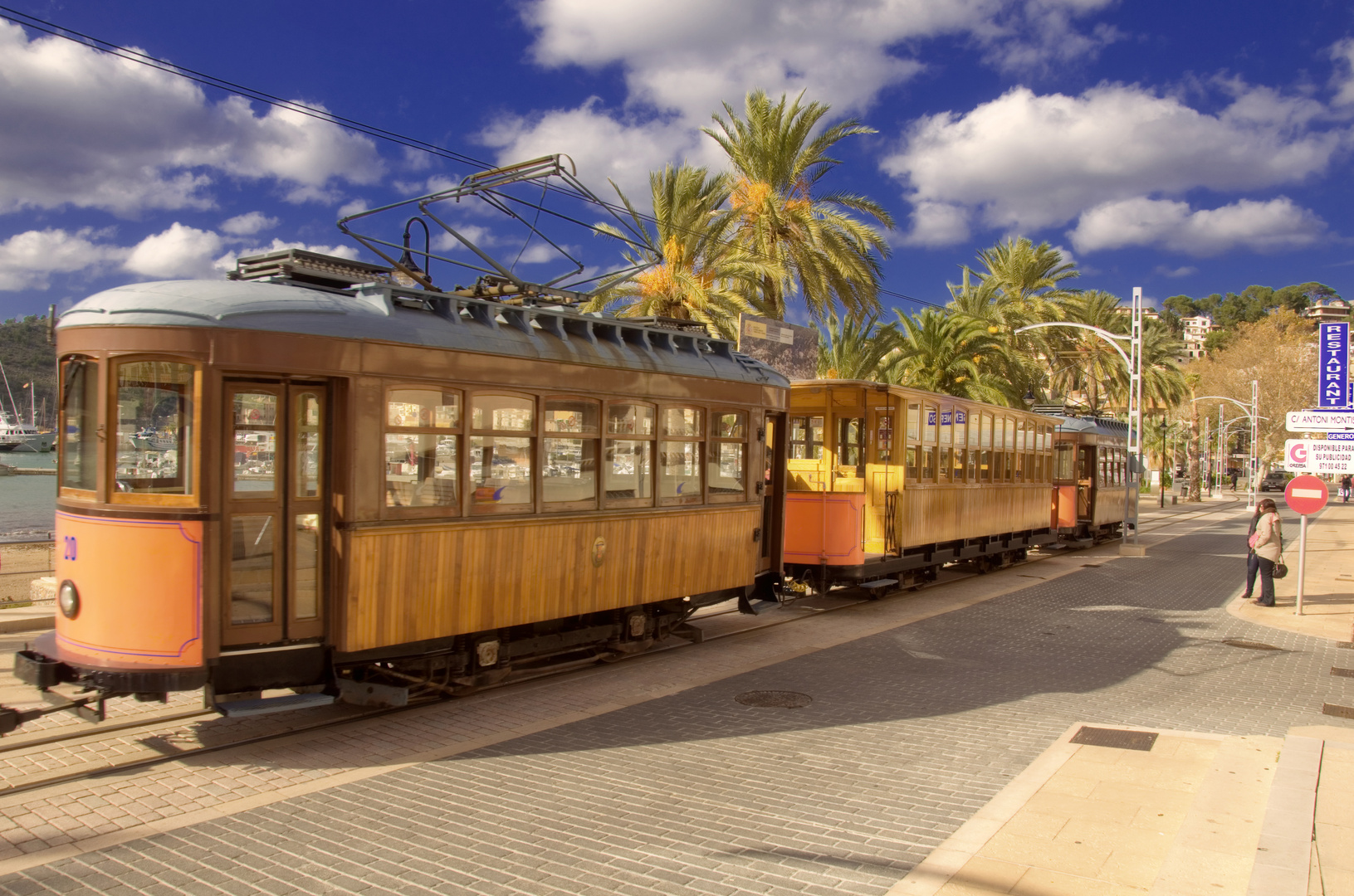 Mallorca - Historische Straßenbahn in Soller