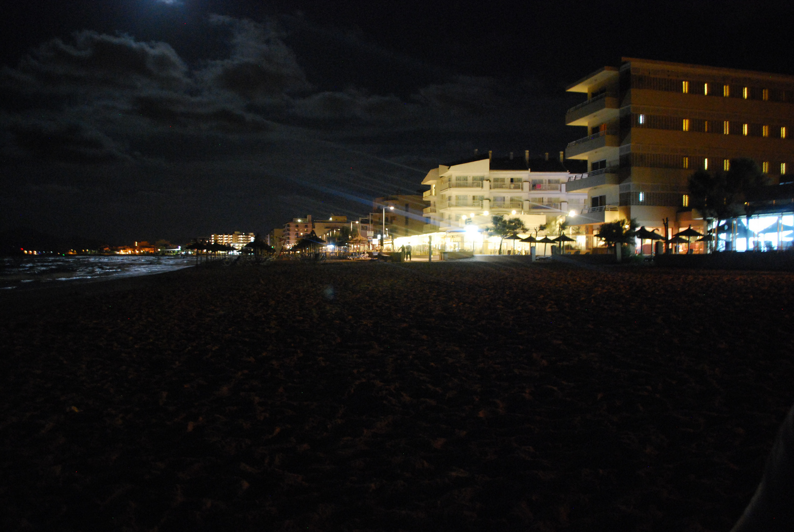 Mallorca in einer ruhigen Nacht