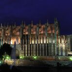 Mallorca La Seu bei Nacht