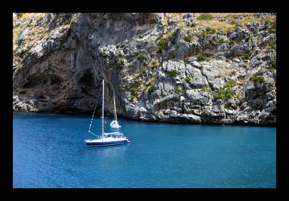 Mallorca - Mündung des Torrent de Pareis von Britta Naul