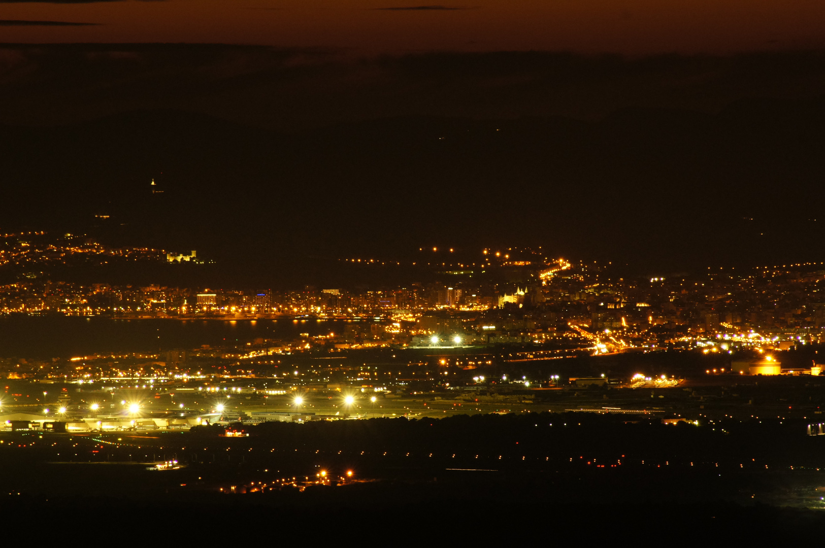 Mallorca - Palma bei Nacht