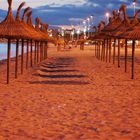 Mallorca Sandstrand bei Nacht