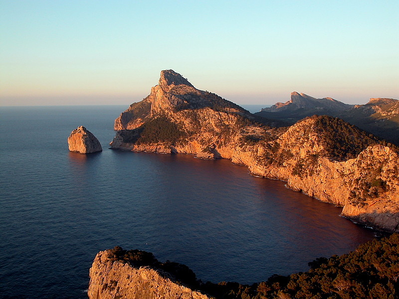 Mallorca, Sonnenuntergang am Cap Formentor