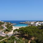 Mallorca-Traumhafte Aussicht auf die Bucht Cala Marsal in Porto Colom