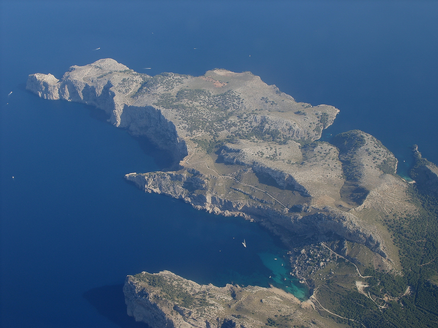 Mallorca von oben.. Cap de Formentor
