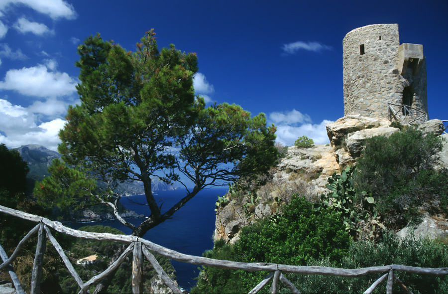 Mallorca Westküste Scan vom Dia