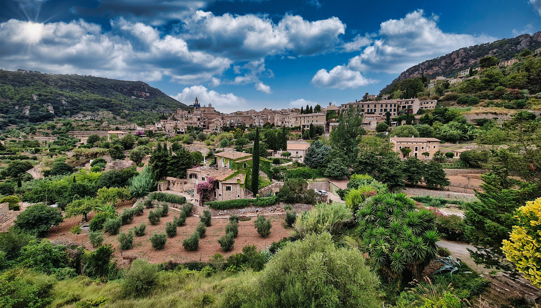 Mallorcaliebe...Blick auf Valldemossa