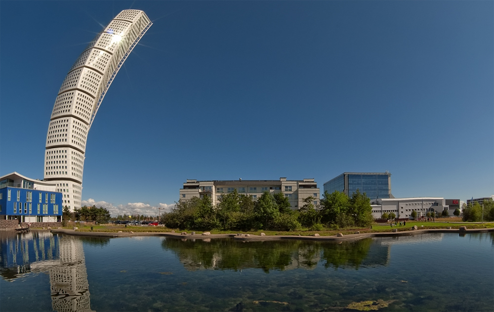 Malmo Turning Torso with FishEye