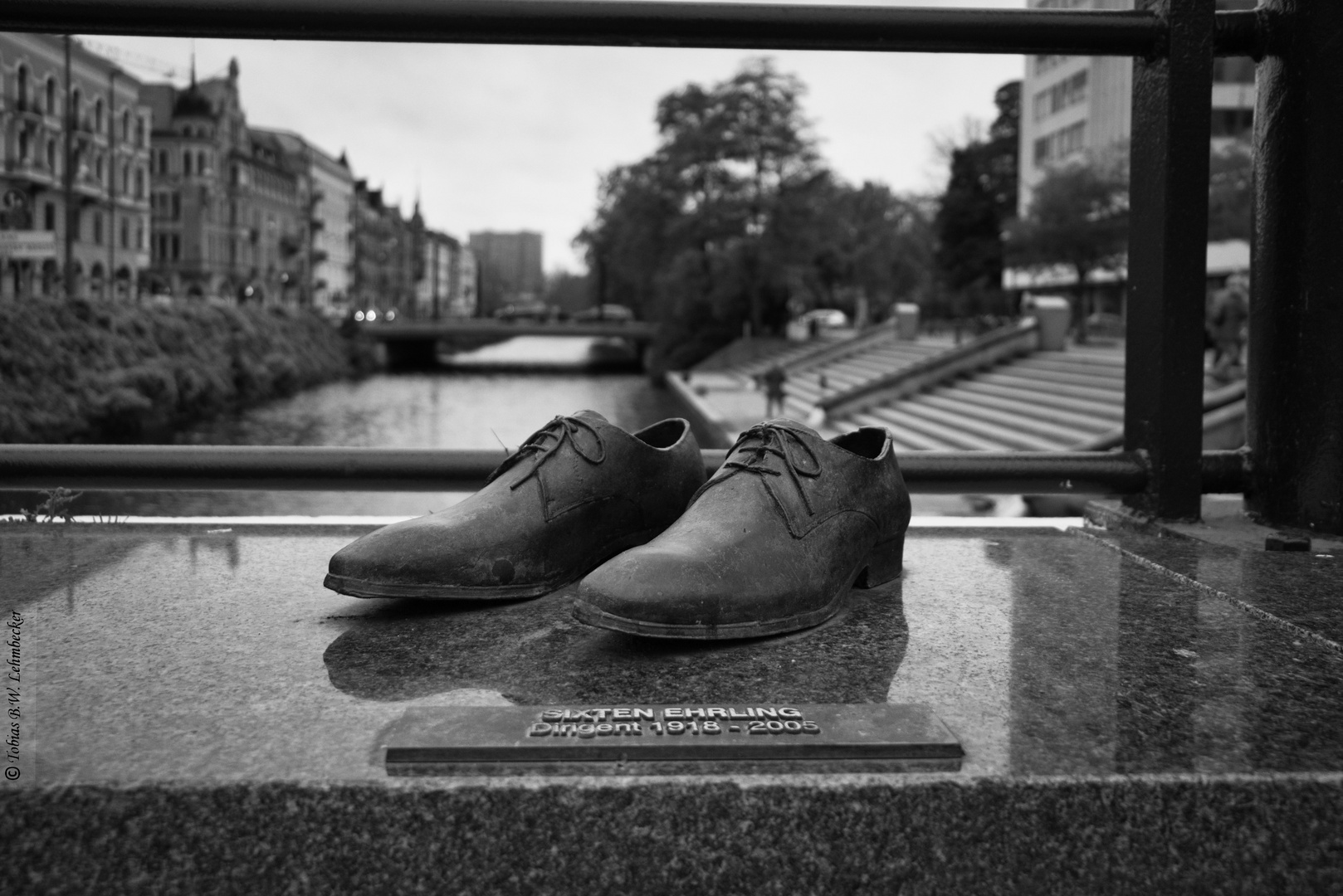 Malmö - Die Brücke mit den Schuhen