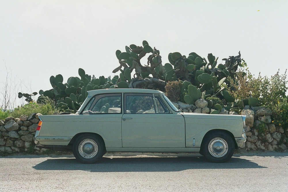 Malta 004 - Triumph Herald, automobiles Kulturgut