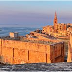 Malta 2018-07-31 Stadtmauer-Valletta
