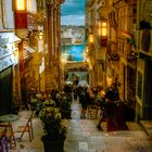 Malta Gasse am Abend