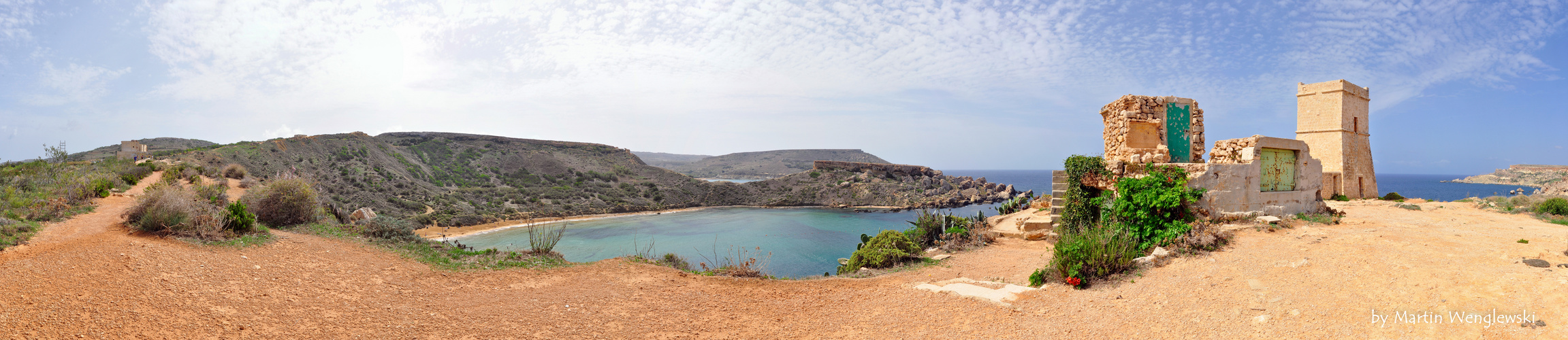 Malta - Ghajn Tuffieha Bay - Panorama