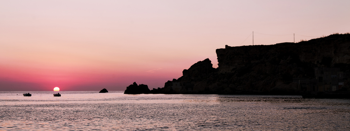 Malta - Golden Bay Sunset